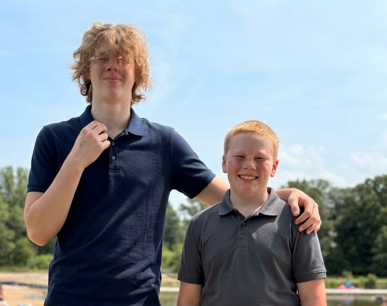 Luke and Ben, the brothers behind Under Pressure Lawn & Services